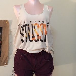 STUSSY High-Low Tank