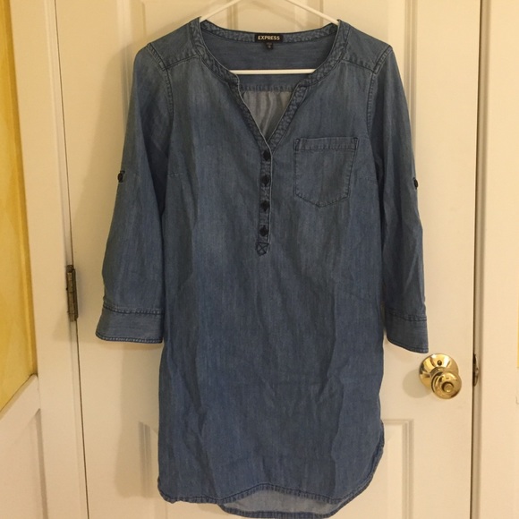 Express denim dress