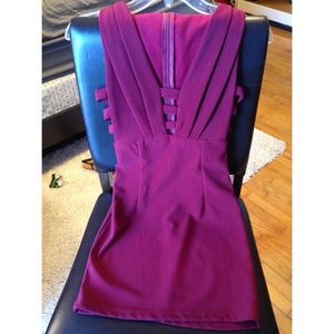 Maroon Bodycon Dress