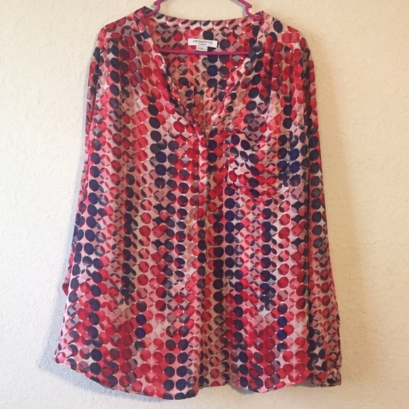 Colorful plus size top by Liz Claiborne
