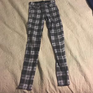 Plaid jeggings!