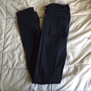 BDG Mid Rise Cigarette Ankle Black Jeans 25W 30L