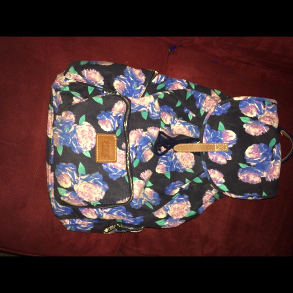 Victoria's Secret floral back pack