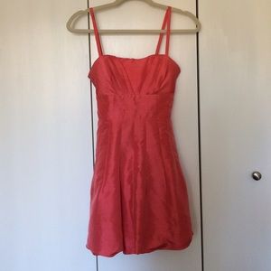 Coral Bubble Dress