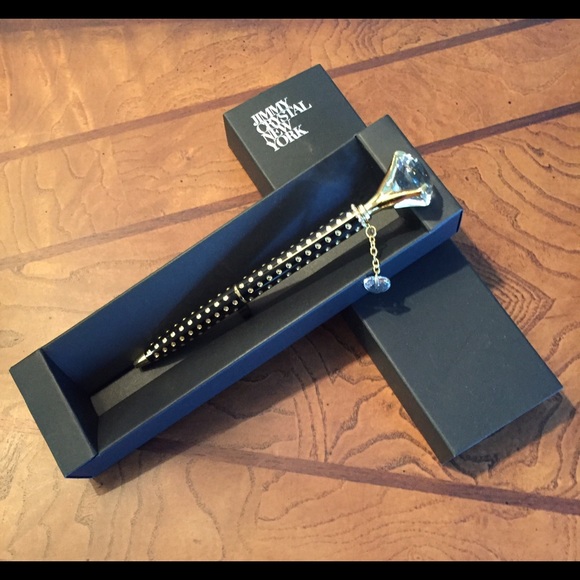 Jimmy Cryatal black, gold BLING IT ON! Pen
