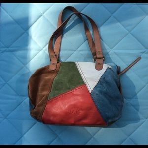 Gorgeous leather and suede bag