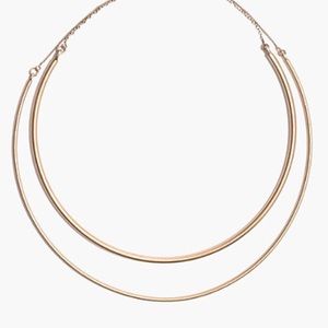 Madewell double circlet choker