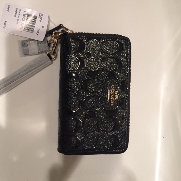 Coach Handbags - COACH Double zip phone wallet