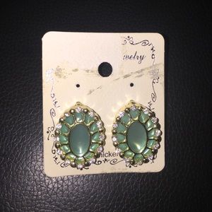 Blue/Green earrings.