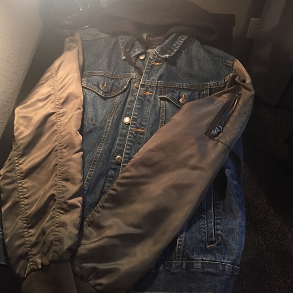 aeropostale denim jacket mens