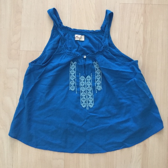 Hollister beaded tank top