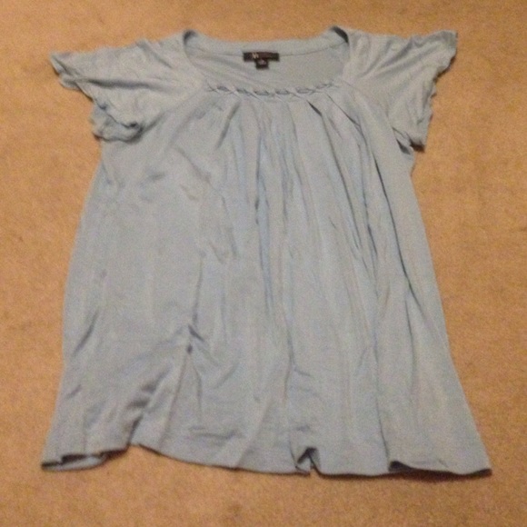 AB Studio blue shirt