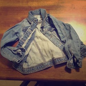 Girl's blue jean jacket