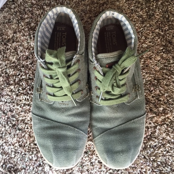 Toms Botas Canvas Green