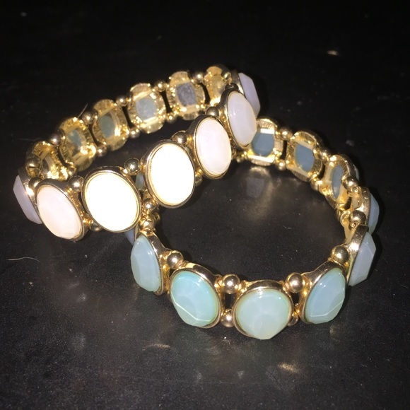Set of two bracelets.