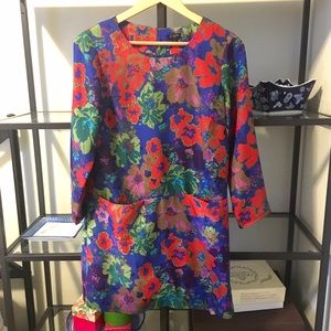 Jcrew Floral Shift Dress