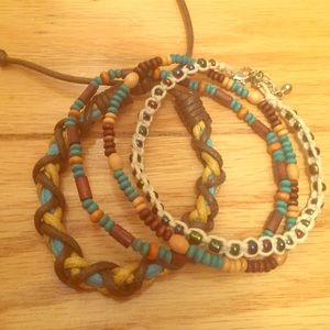 "Into the blue" anklets