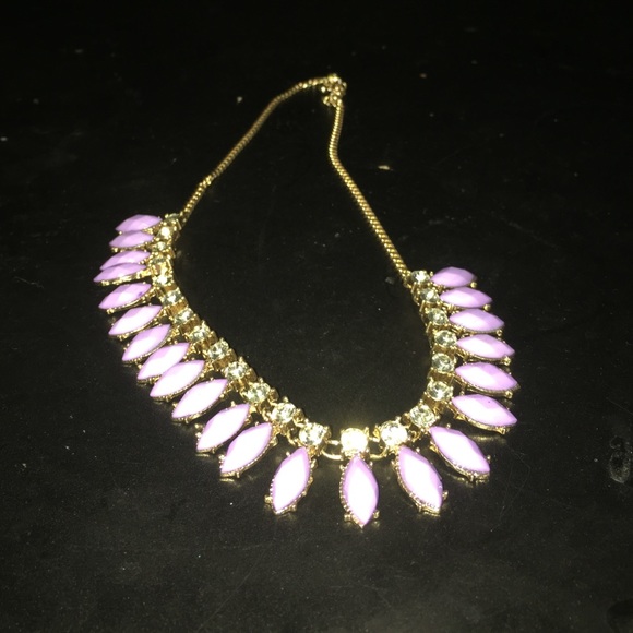 Baby purple necklace with silver studs!