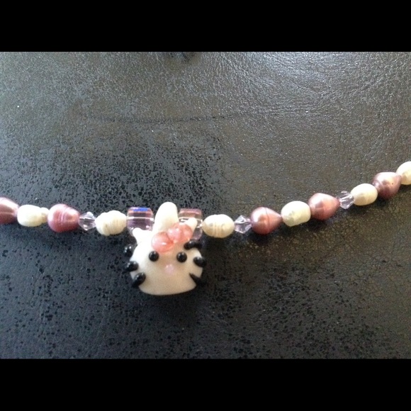 Hello kitty necklace OOAK