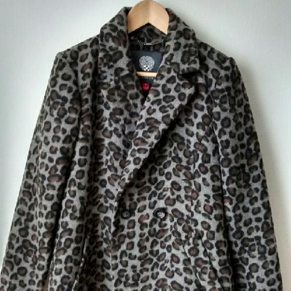 Vince Camuto leopard coat