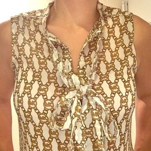 Michael Kors sleeveless blouse Small