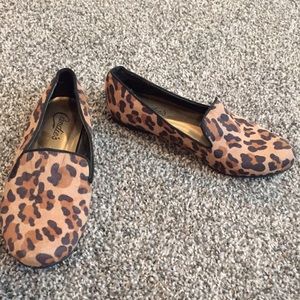 Cheetah Print Loafers - Size 7 - Brand New
