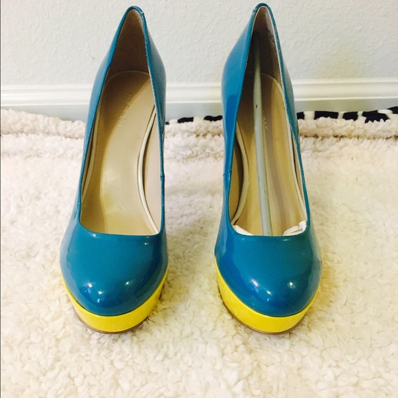 NWOT Nine West Multi Color Heels