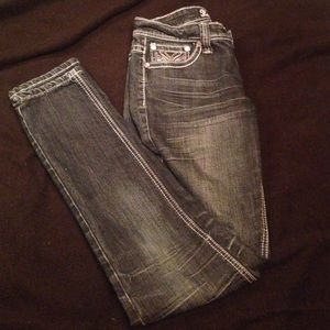 LIKE NEW Red Camel Dark Skinny/Straight Leg Jeans