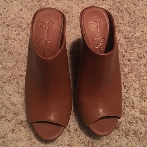 Jessica Simpson Brown Wedges