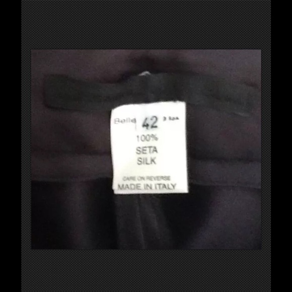 ALESSANDRO DELL'ACQUA
BLACK 100% SILK COAT 42 - Picture 3 of 4
