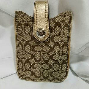 Coach Phone case, card holder