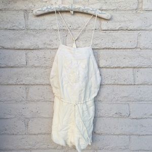 Brandy Melville Cream Romper