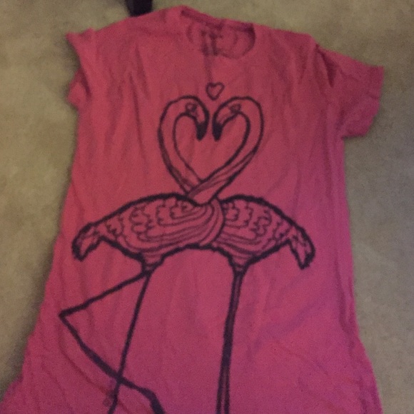 Pink flamingo shirt