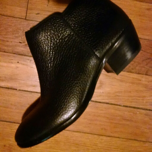 Sam Edelman Black Leather Petty Boot
