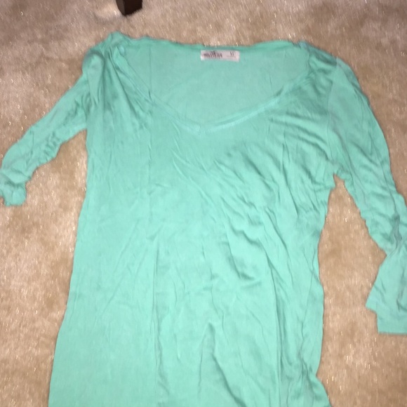 Greenish blue shirt
