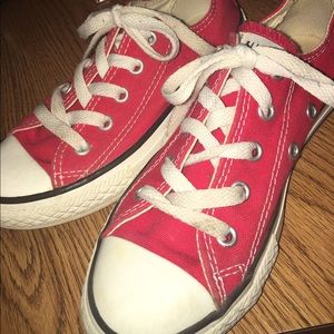 Red converse