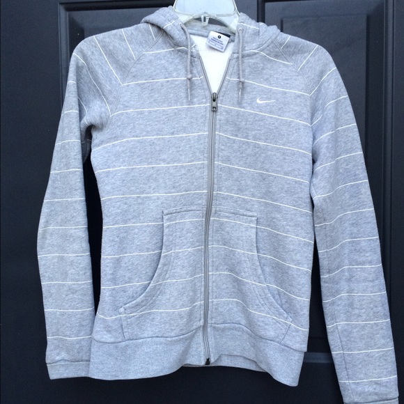 Nike Grey Stripe Jacket - Picture 1 of 4