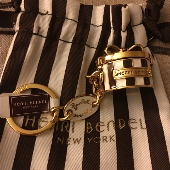 Not for sale.  Henri Bendel hat box key fob. - Picture 1 of 3