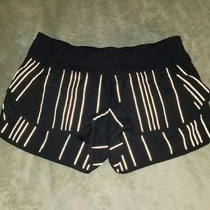 Lululemon reflective speed shorts sz 4