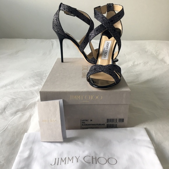 Jimmy Choo Shoes - JIMMY CHOO black/anthr. "Lottie" 👠
