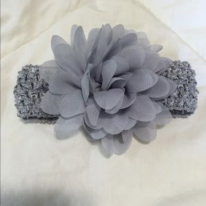 Gray Newborn-Toddler Headband