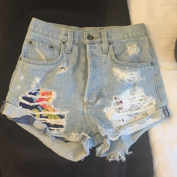 LF CARMAR high waisted shorts NWOT