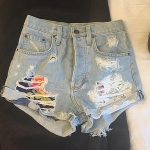 LF CARMAR high waisted shorts NWOT