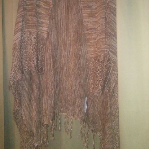 Relativity Long Boho Fringe Cardigan Never worn