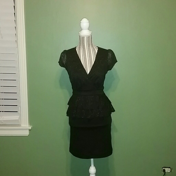 Black cocktail dress