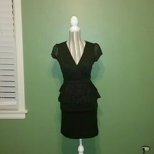 Black cocktail dress