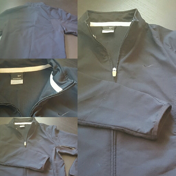 Nike Dri-fit Jacket Black Swoosh