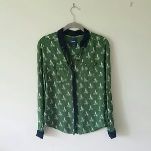Anthropologie Maeve Bagatelle Buttondown