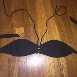 Cute black bathing suit top