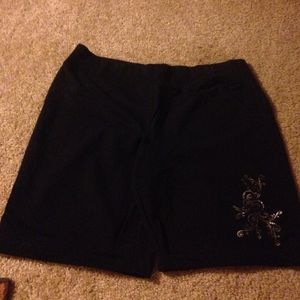 Cute comfy black shorts.